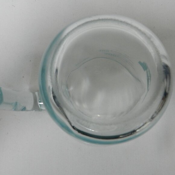 Pyrex Vintage Blue glass measuring 2 Cups 1 Pint liquid - Picture 11 of 11